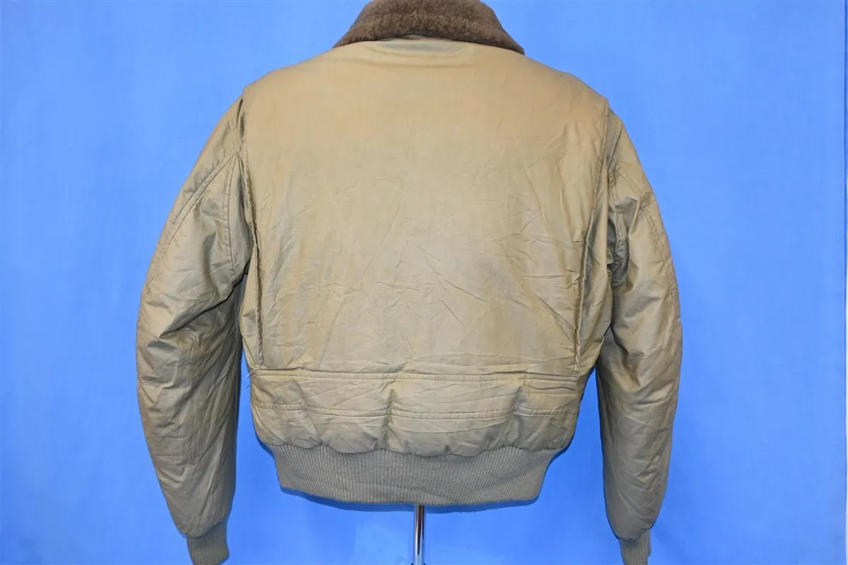 90s Ralph Lauren G1 Flight Bomber Down Jacket Medium