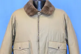 90s Ralph Lauren G1 Flight Bomber Down Jacket Medium