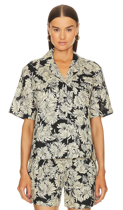 ANINE BING Hamilton Shirt in Black