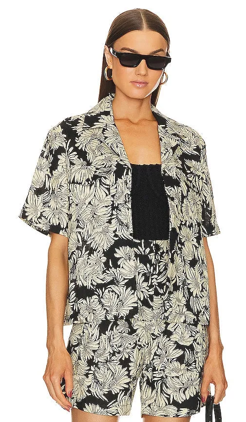 ANINE BING Hamilton Shirt in Black