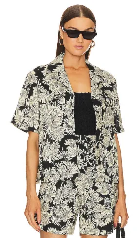 ANINE BING Hamilton Shirt in Black