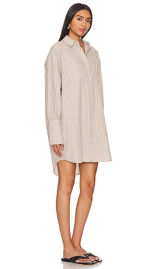 ANINE BING Lake Dress in Taupe