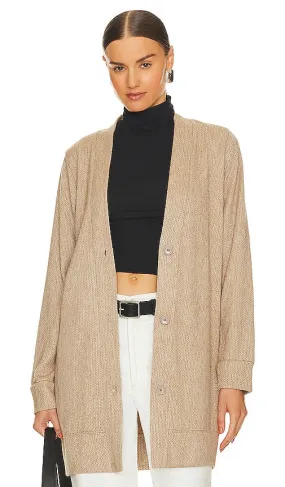 Bobi Cardigan in Tan