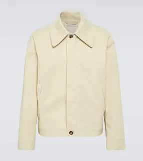 Bottega Veneta Coated cotton blouson jacket