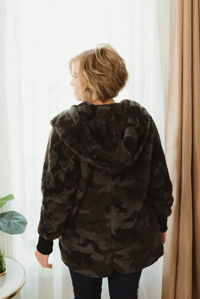 Camo Sherpa Jacket