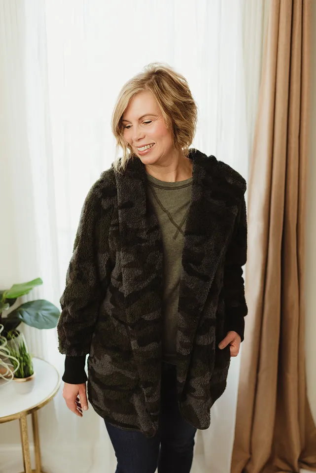 Camo Sherpa Jacket