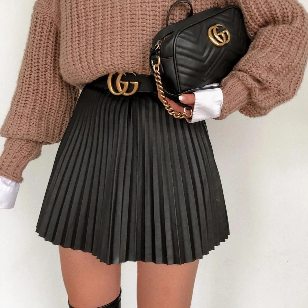 Chic Pleated Skirt