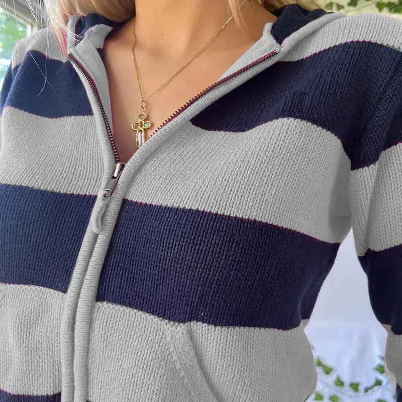 Classic Fit Solid Zip Up Long Spring Autumn Comfortable Streetwear Hoodie