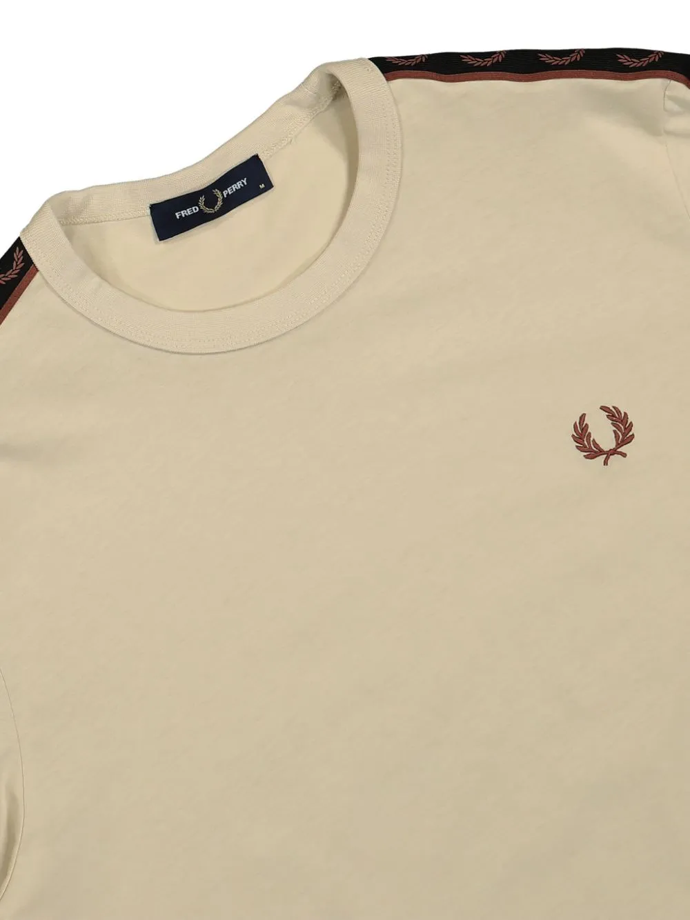 contrast tape ringer T-shirt