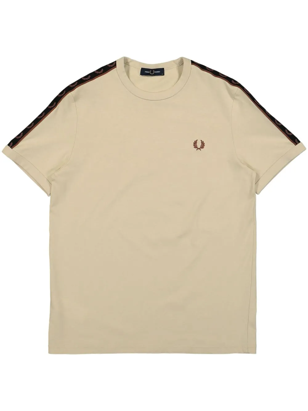 contrast tape ringer T-shirt