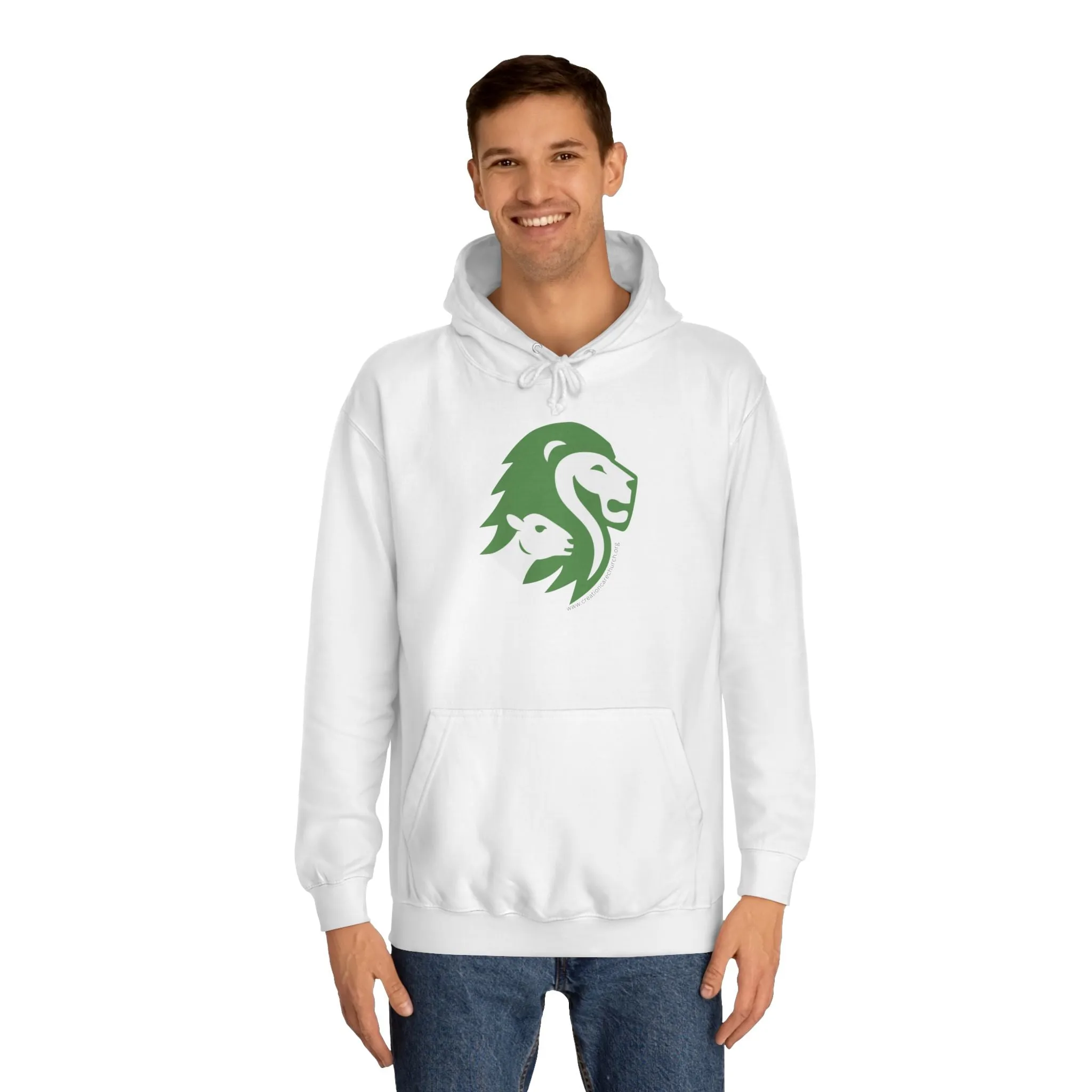 Creation Care Church - Symbol - Unisex College Hoodie