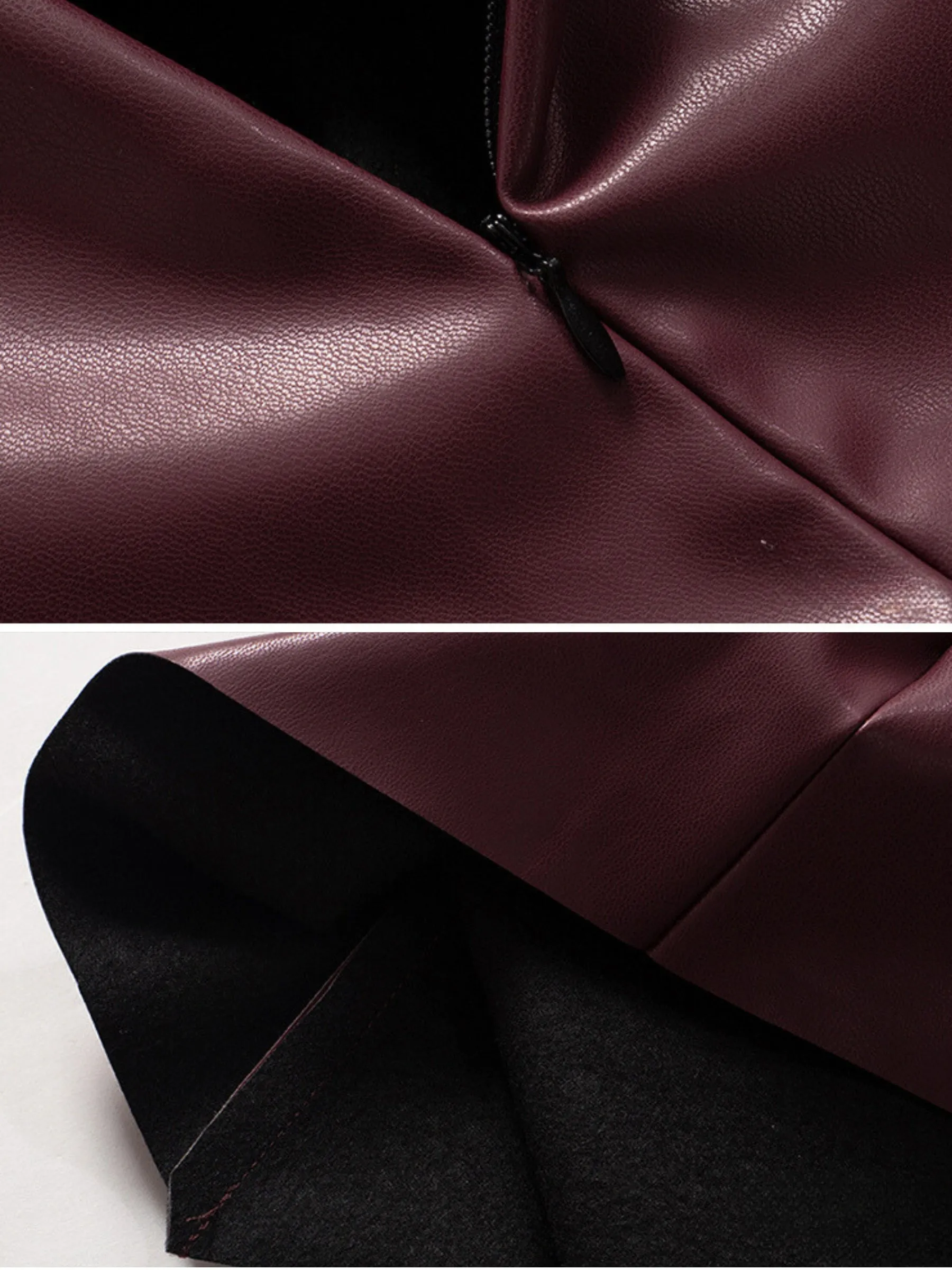 Damoni Faux Leather Sleeveless Top