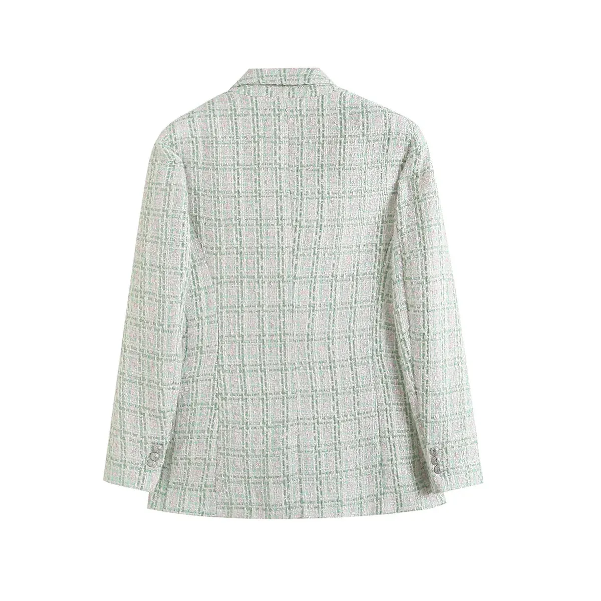 Elegant Tweed Blazer Skort Set