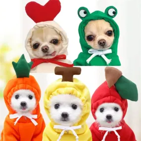 Fruit Hoodies for Dogs