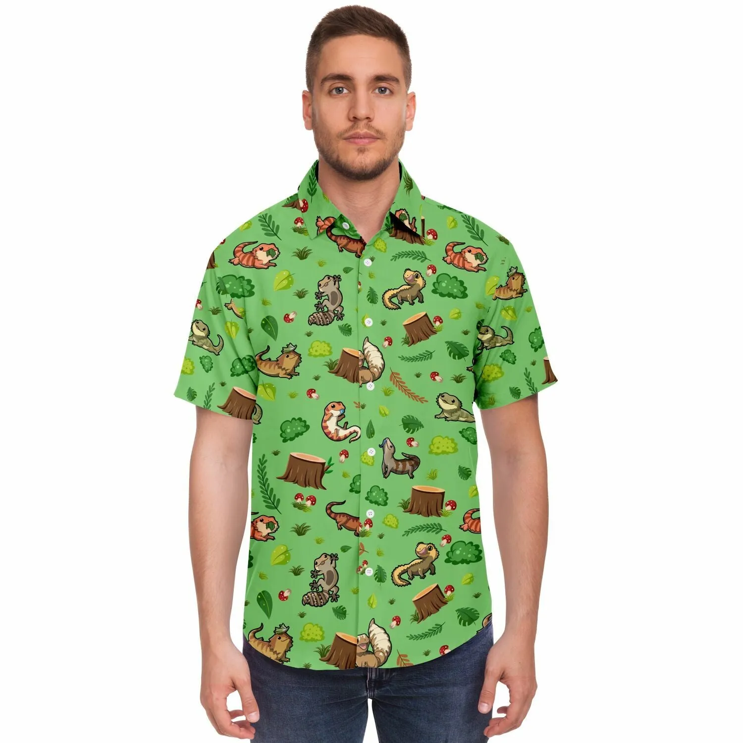Lizard Button Up Shirt