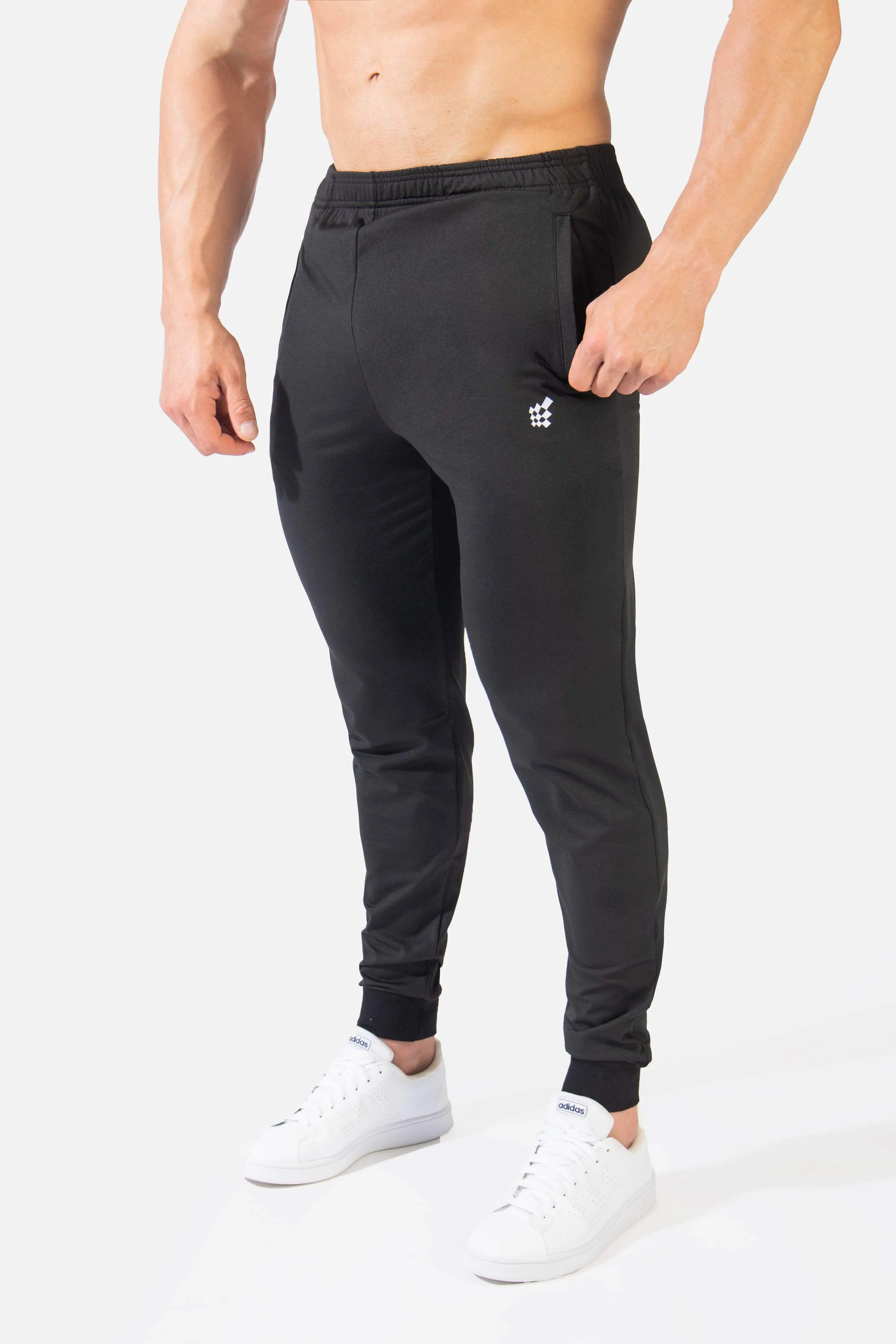 Matrix Tapered Joggers - Black