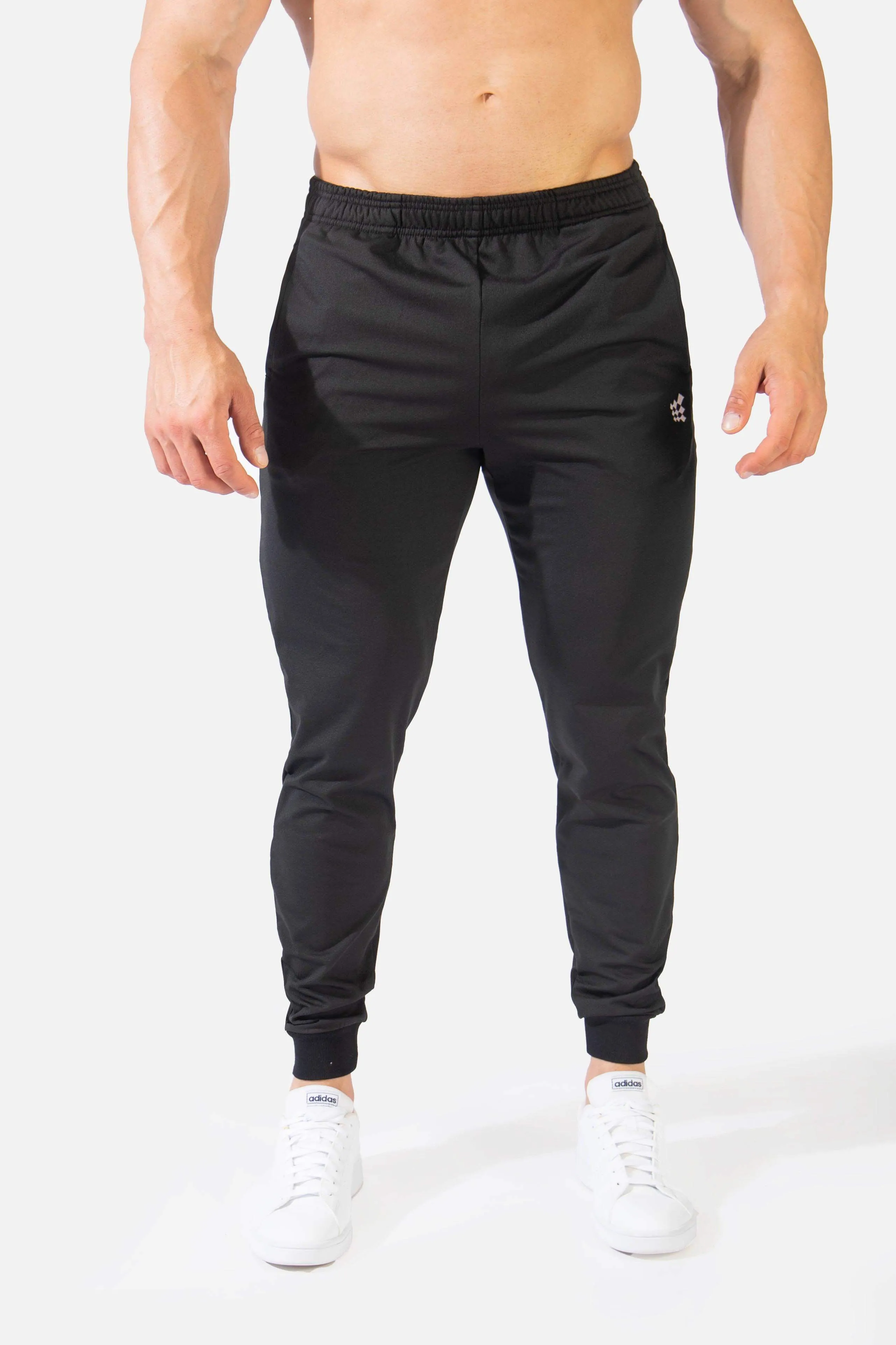 Matrix Tapered Joggers - Black