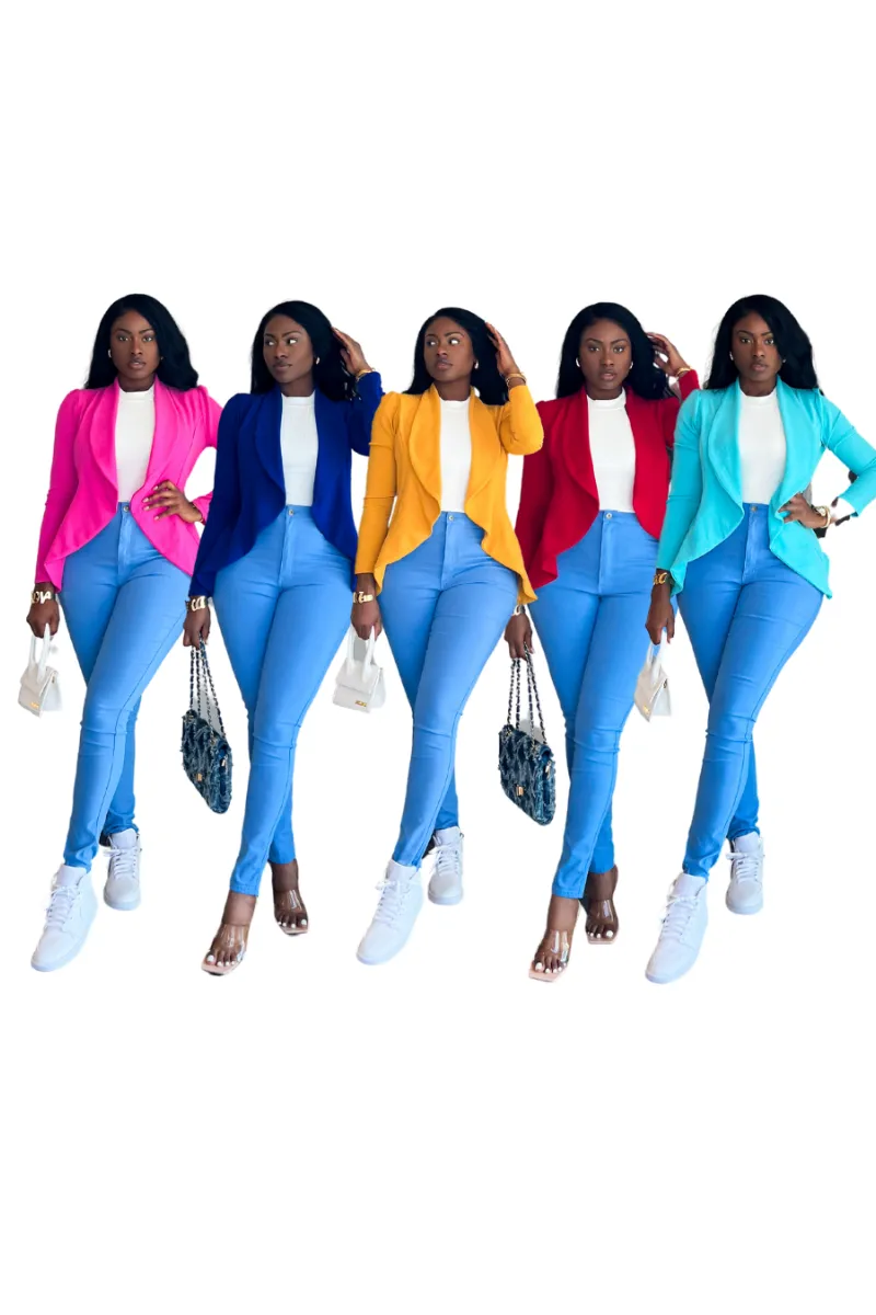 MEET AND GREET BLAZER (PINK) | TOP