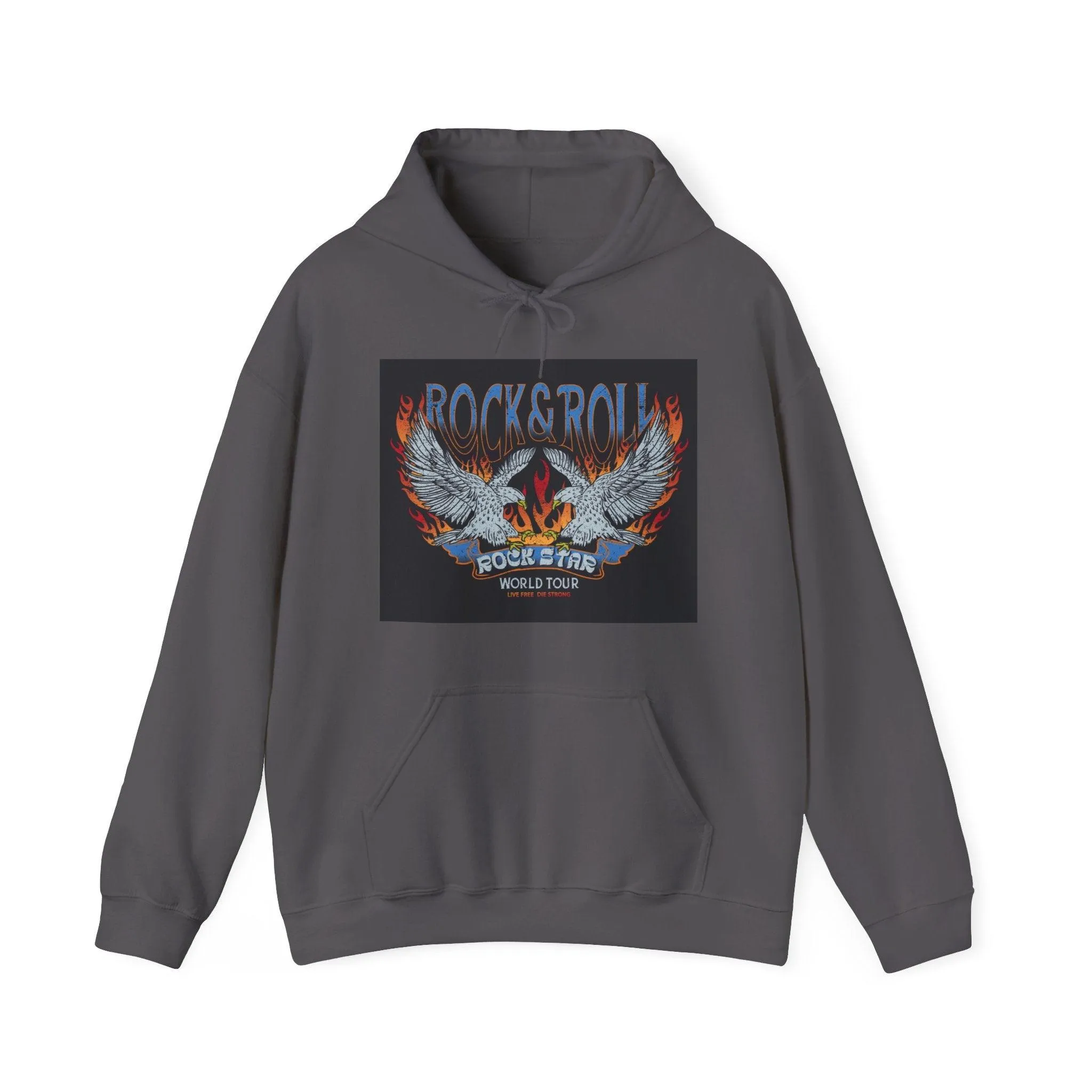Rock & Roll Rock Star Unisex Heavy Blend™ Hooded Sweatshirt