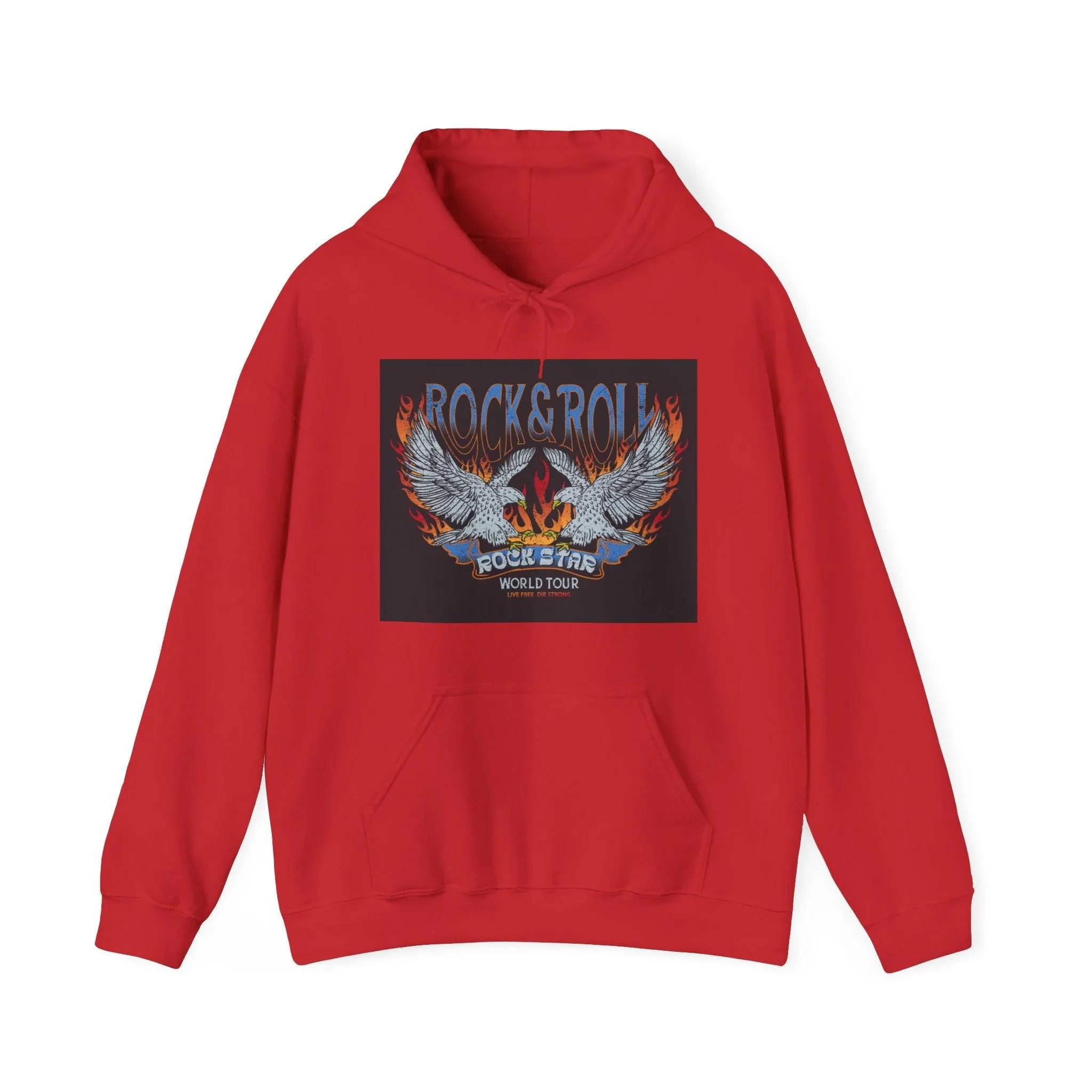 Rock & Roll Rock Star Unisex Heavy Blend™ Hooded Sweatshirt