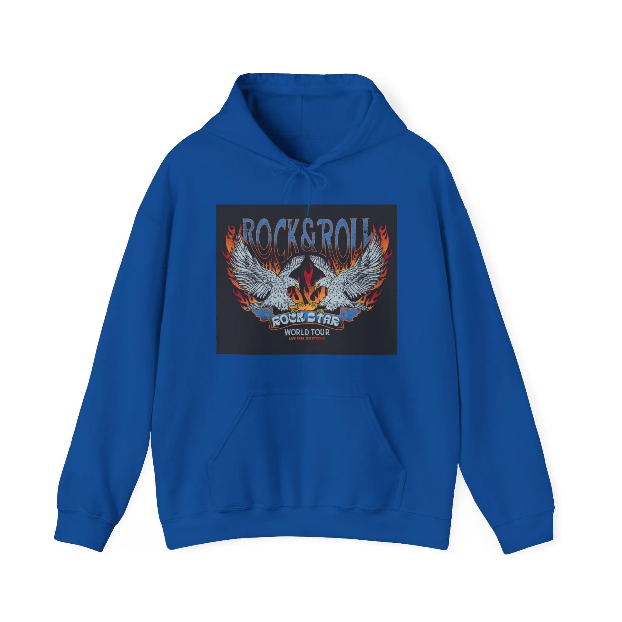 Rock & Roll Rock Star Unisex Heavy Blend™ Hooded Sweatshirt