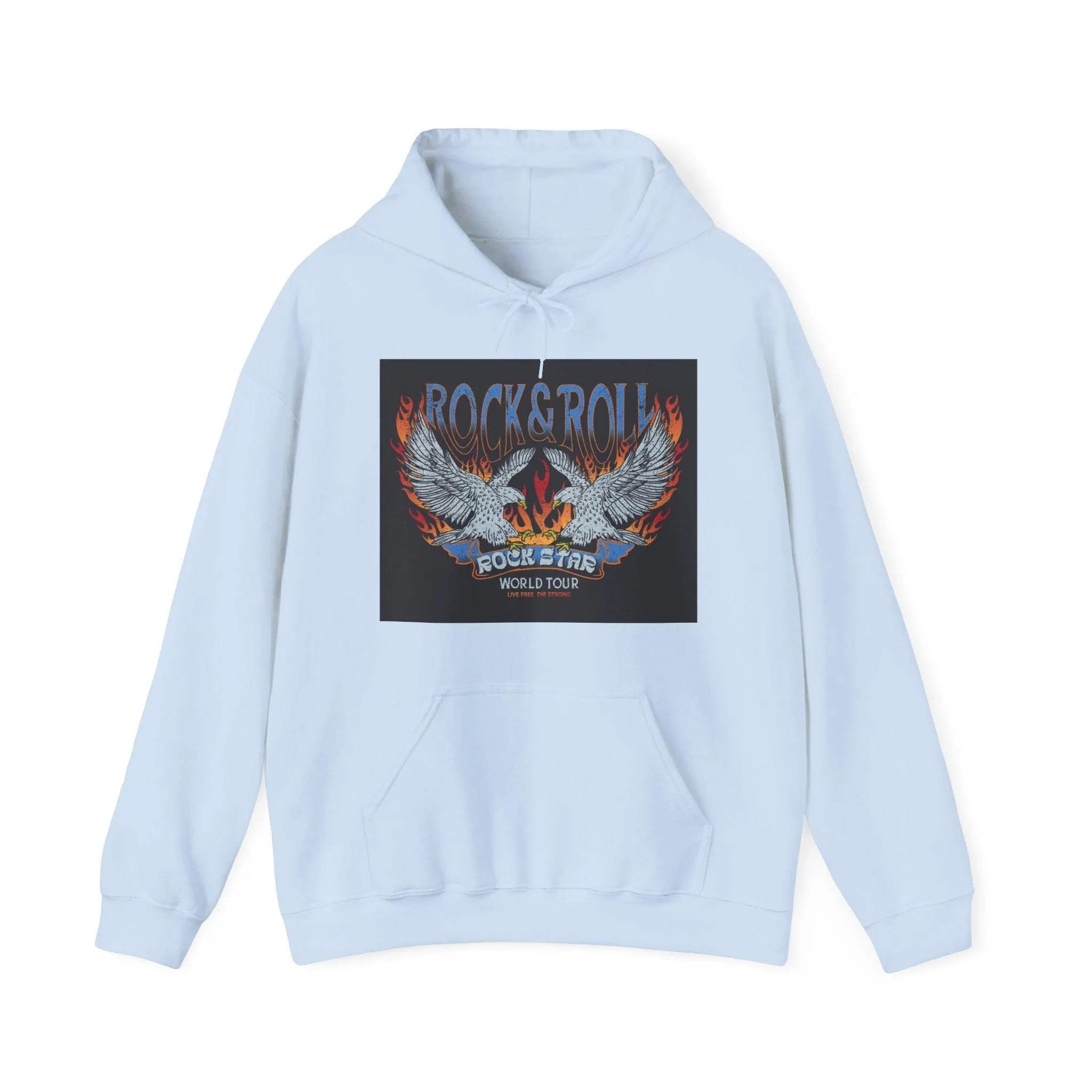 Rock & Roll Rock Star Unisex Heavy Blend™ Hooded Sweatshirt
