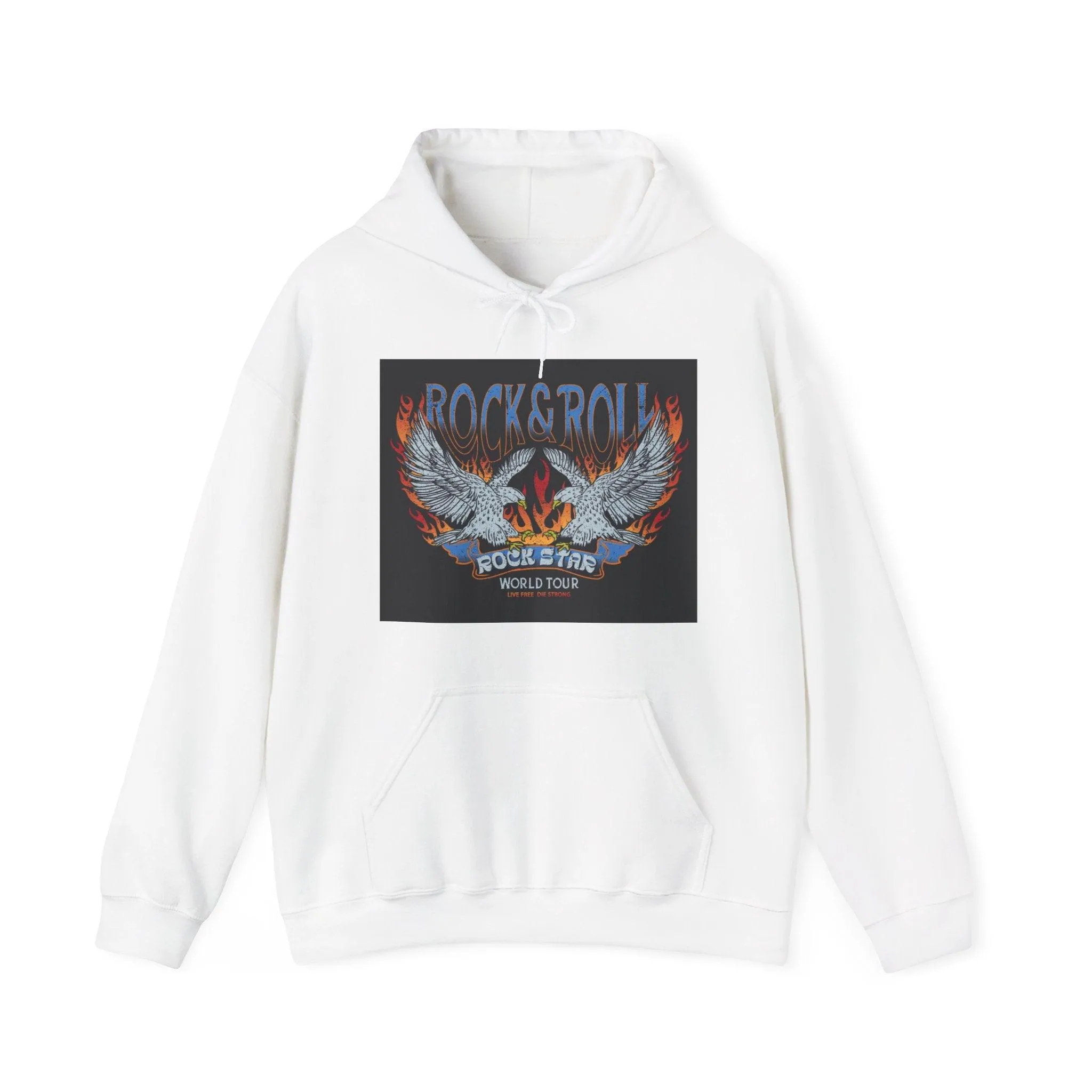 Rock & Roll Rock Star Unisex Heavy Blend™ Hooded Sweatshirt