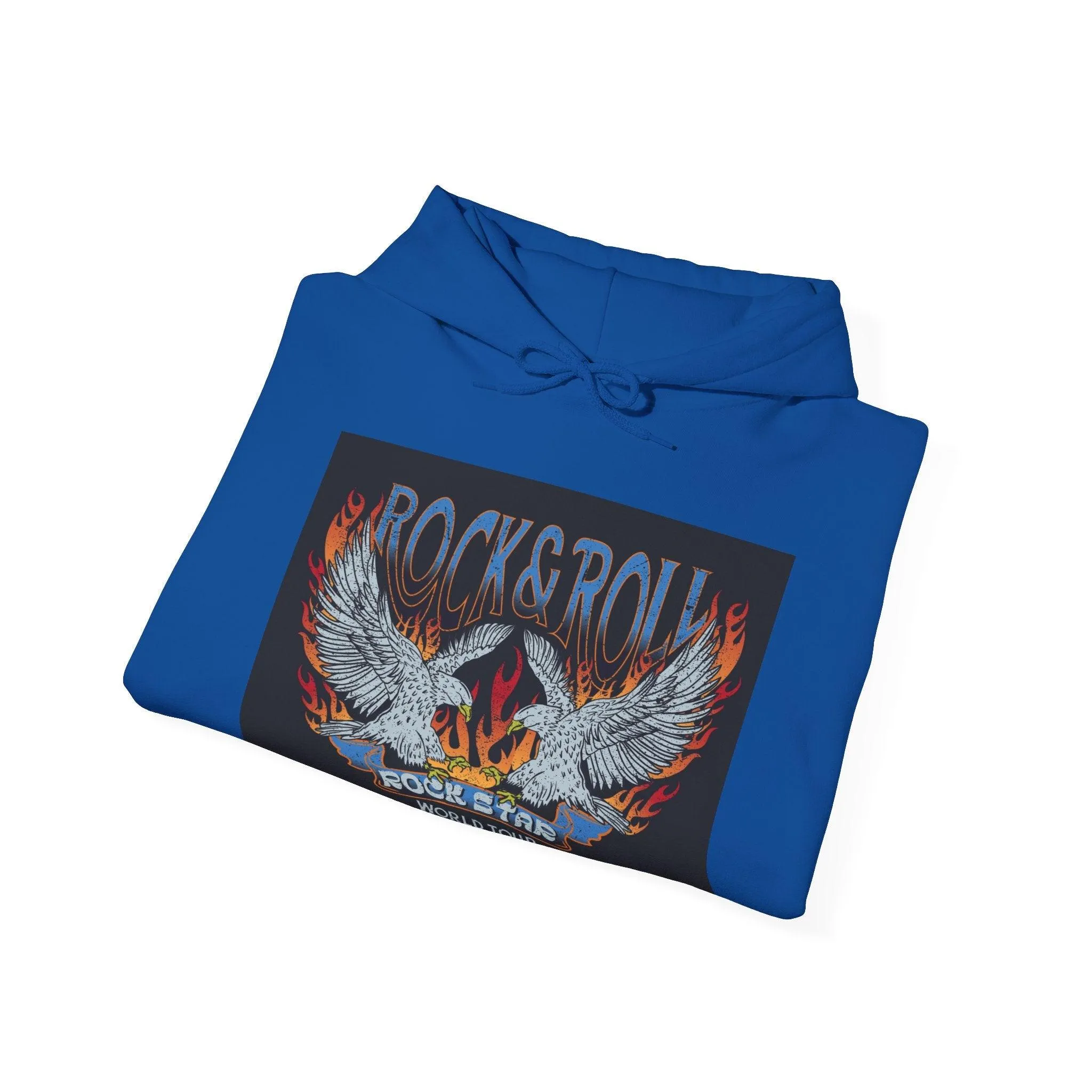 Rock & Roll Rock Star Unisex Heavy Blend™ Hooded Sweatshirt