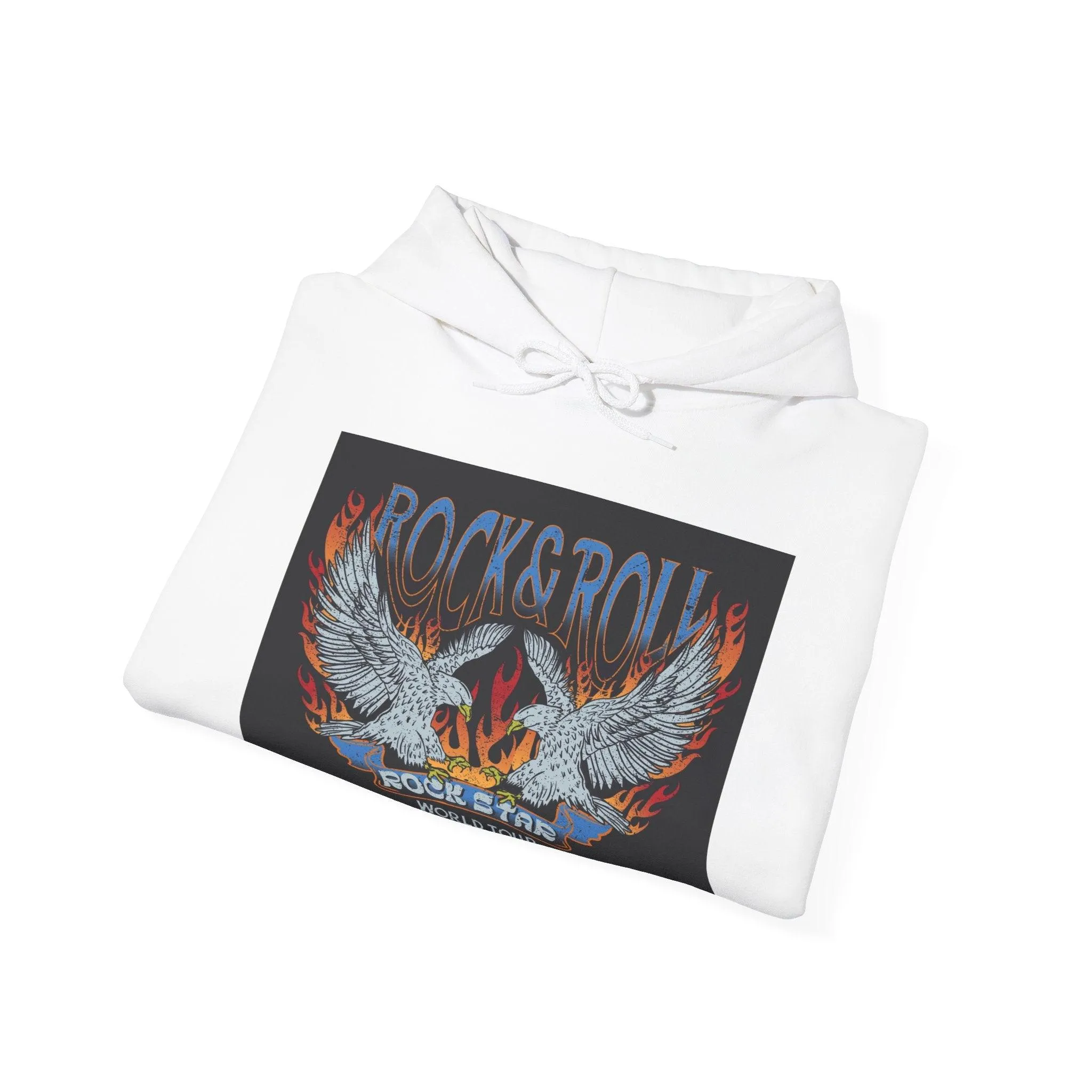 Rock & Roll Rock Star Unisex Heavy Blend™ Hooded Sweatshirt