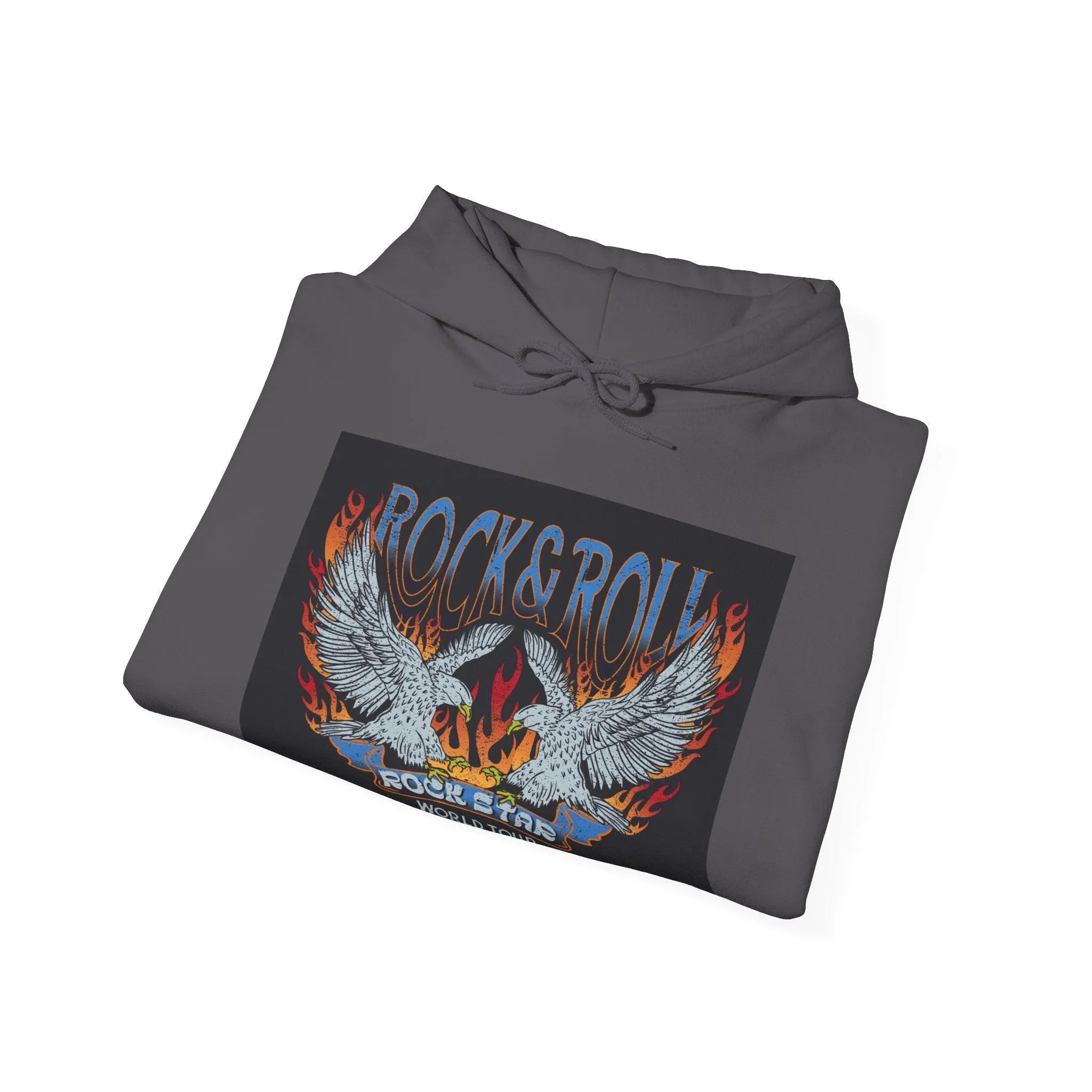 Rock & Roll Rock Star Unisex Heavy Blend™ Hooded Sweatshirt
