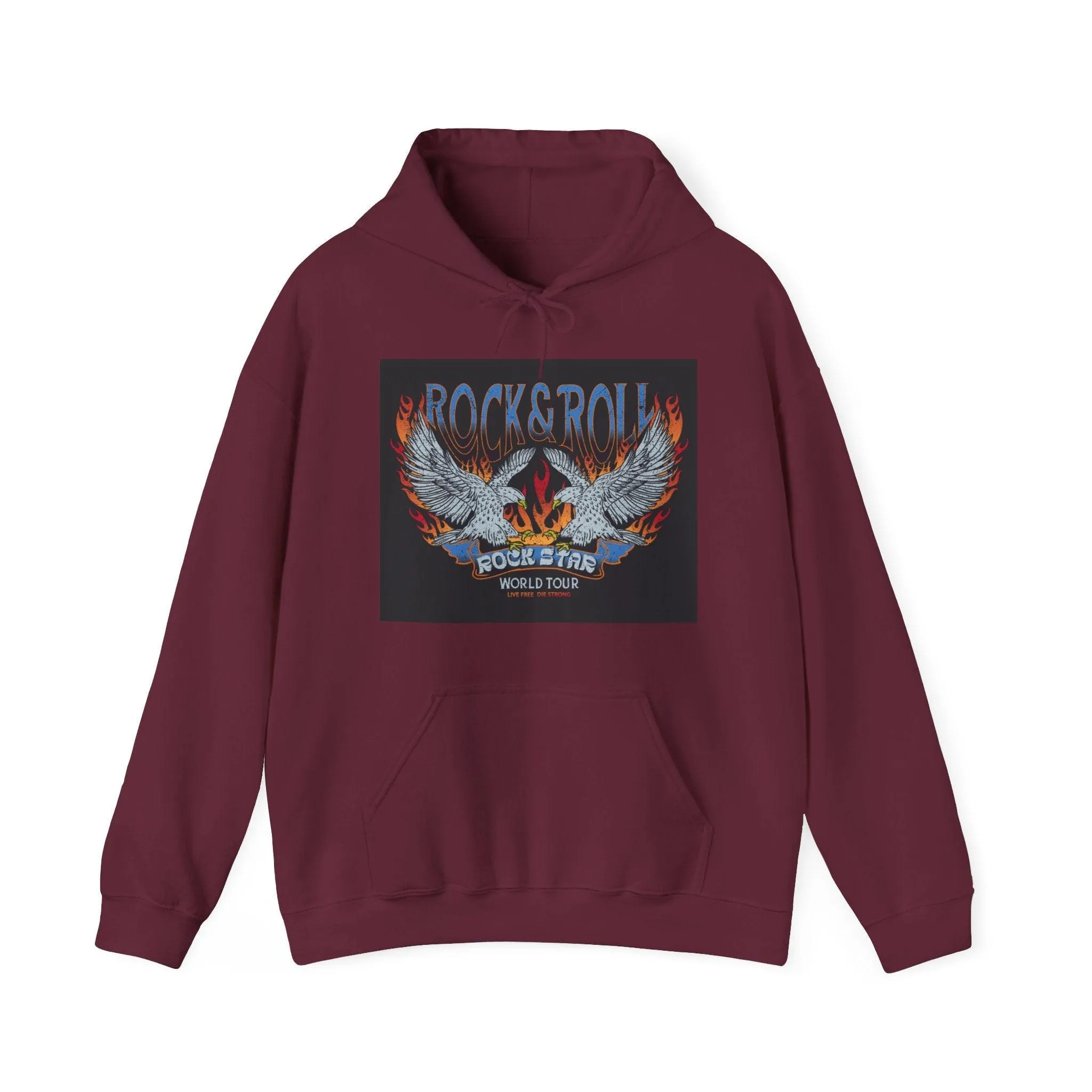 Rock & Roll Rock Star Unisex Heavy Blend™ Hooded Sweatshirt