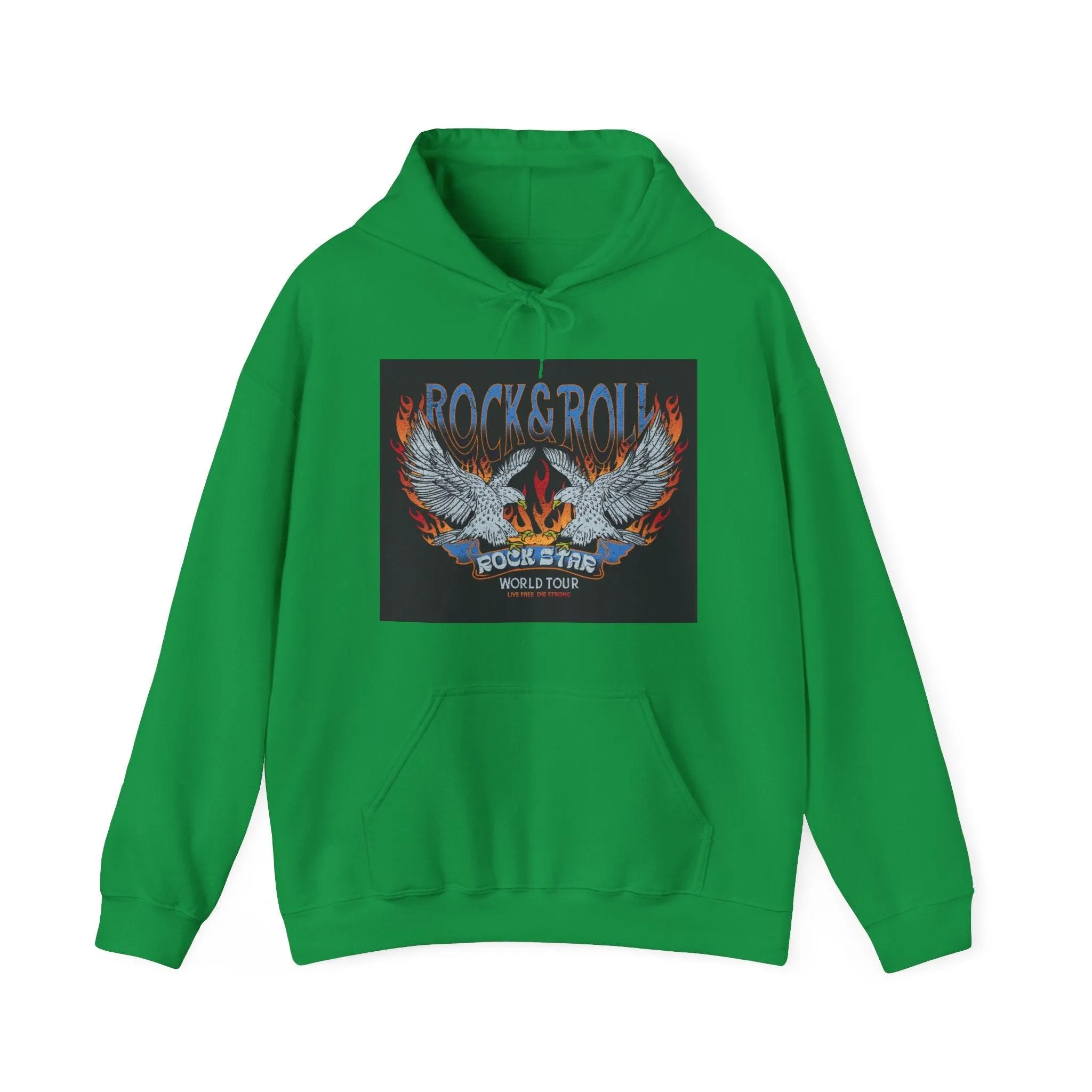 Rock & Roll Rock Star Unisex Heavy Blend™ Hooded Sweatshirt