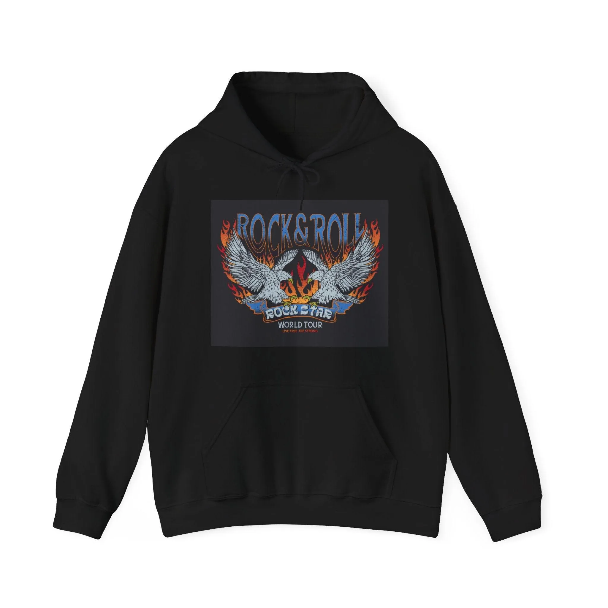 Rock & Roll Rock Star Unisex Heavy Blend™ Hooded Sweatshirt