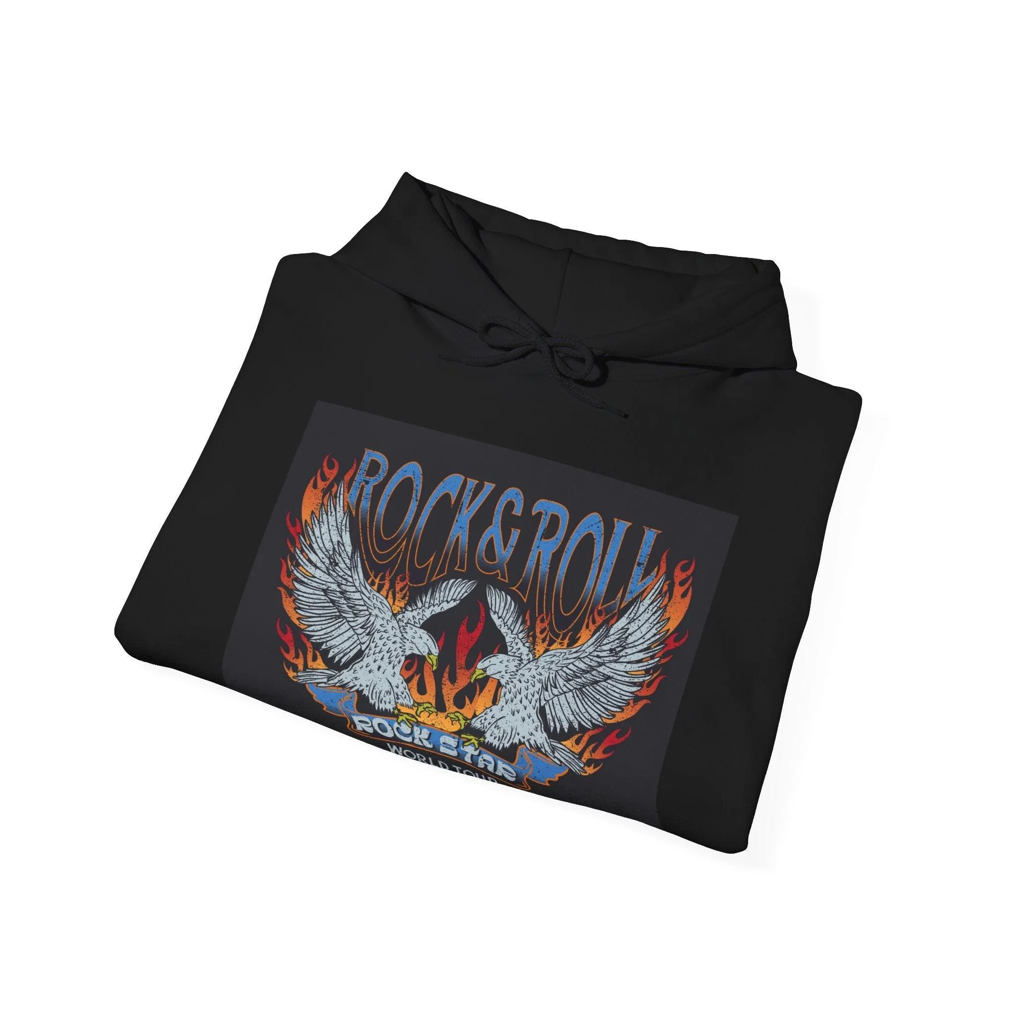 Rock & Roll Rock Star Unisex Heavy Blend™ Hooded Sweatshirt