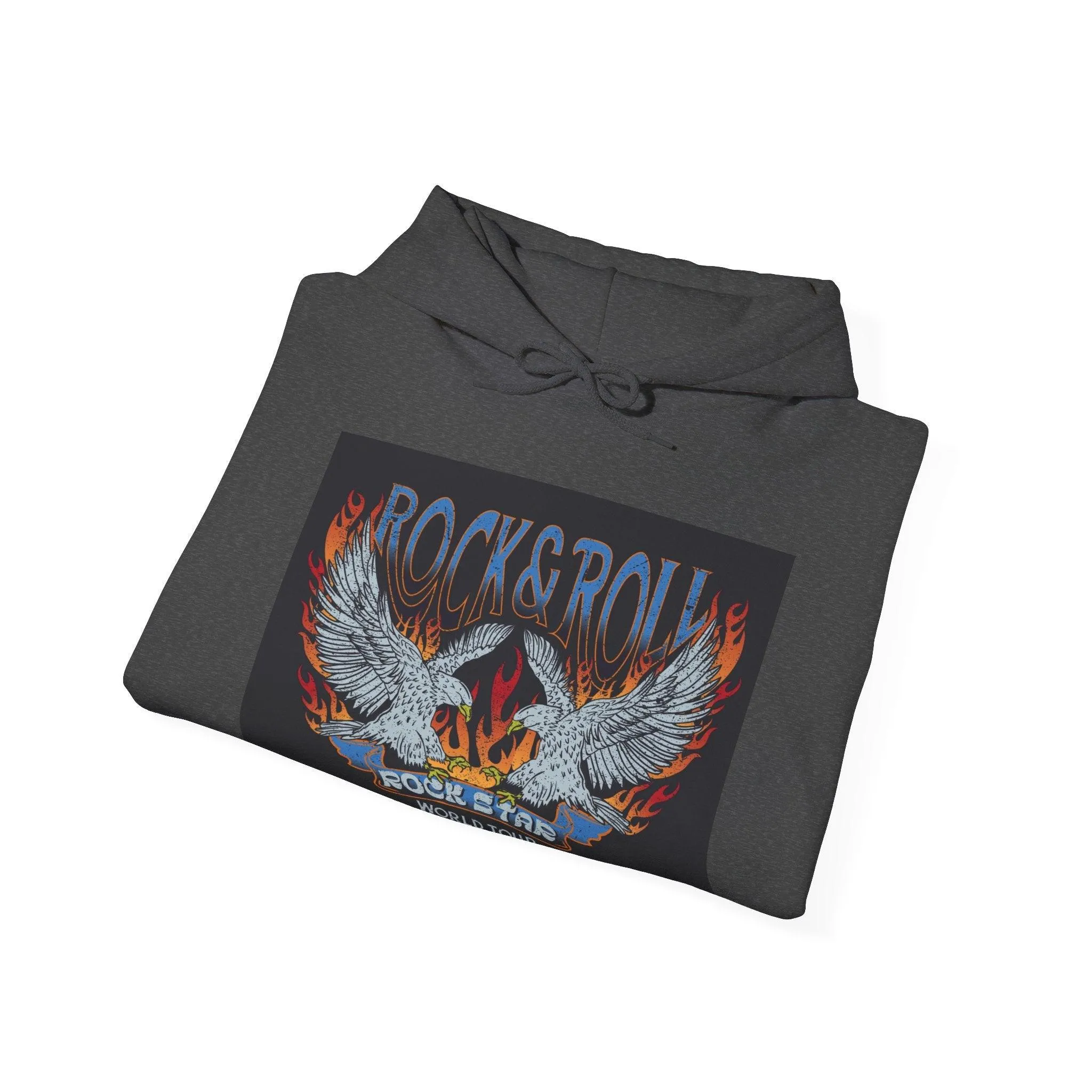 Rock & Roll Rock Star Unisex Heavy Blend™ Hooded Sweatshirt