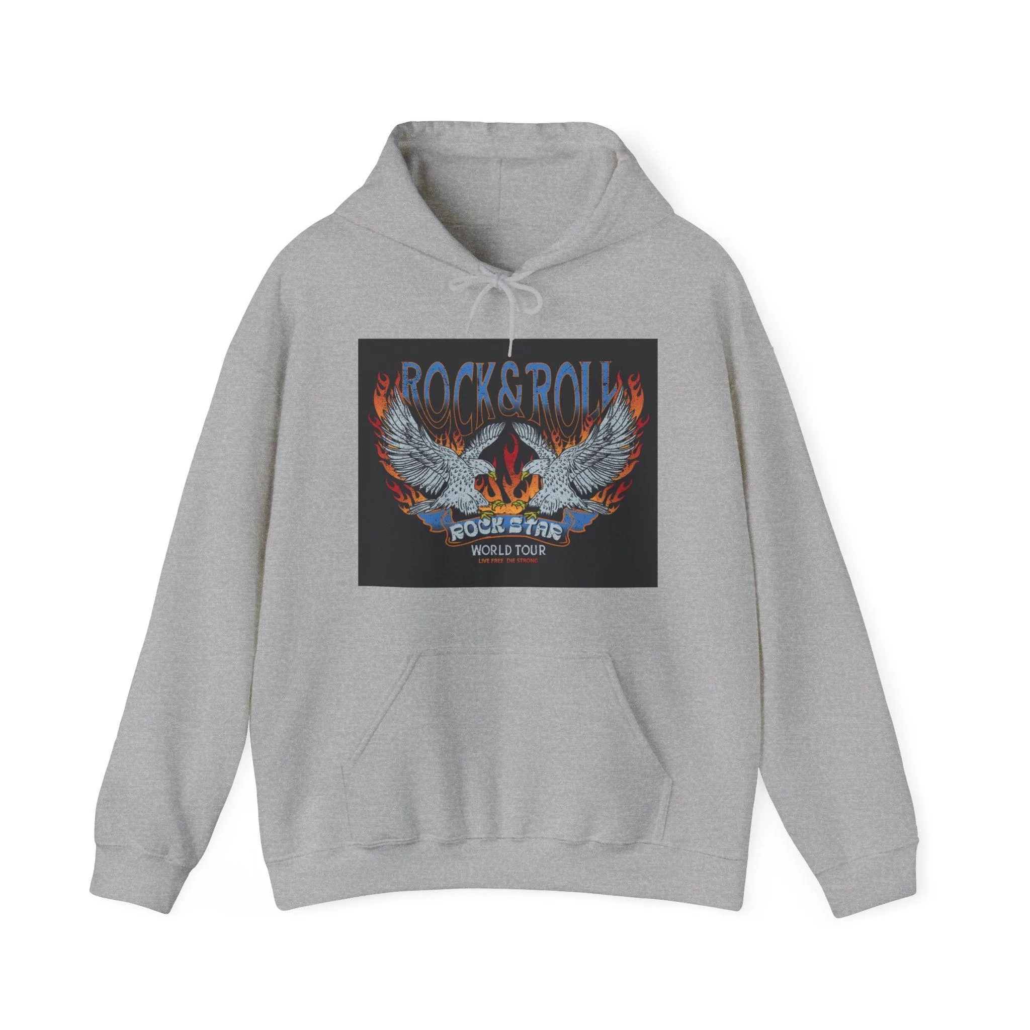 Rock & Roll Rock Star Unisex Heavy Blend™ Hooded Sweatshirt
