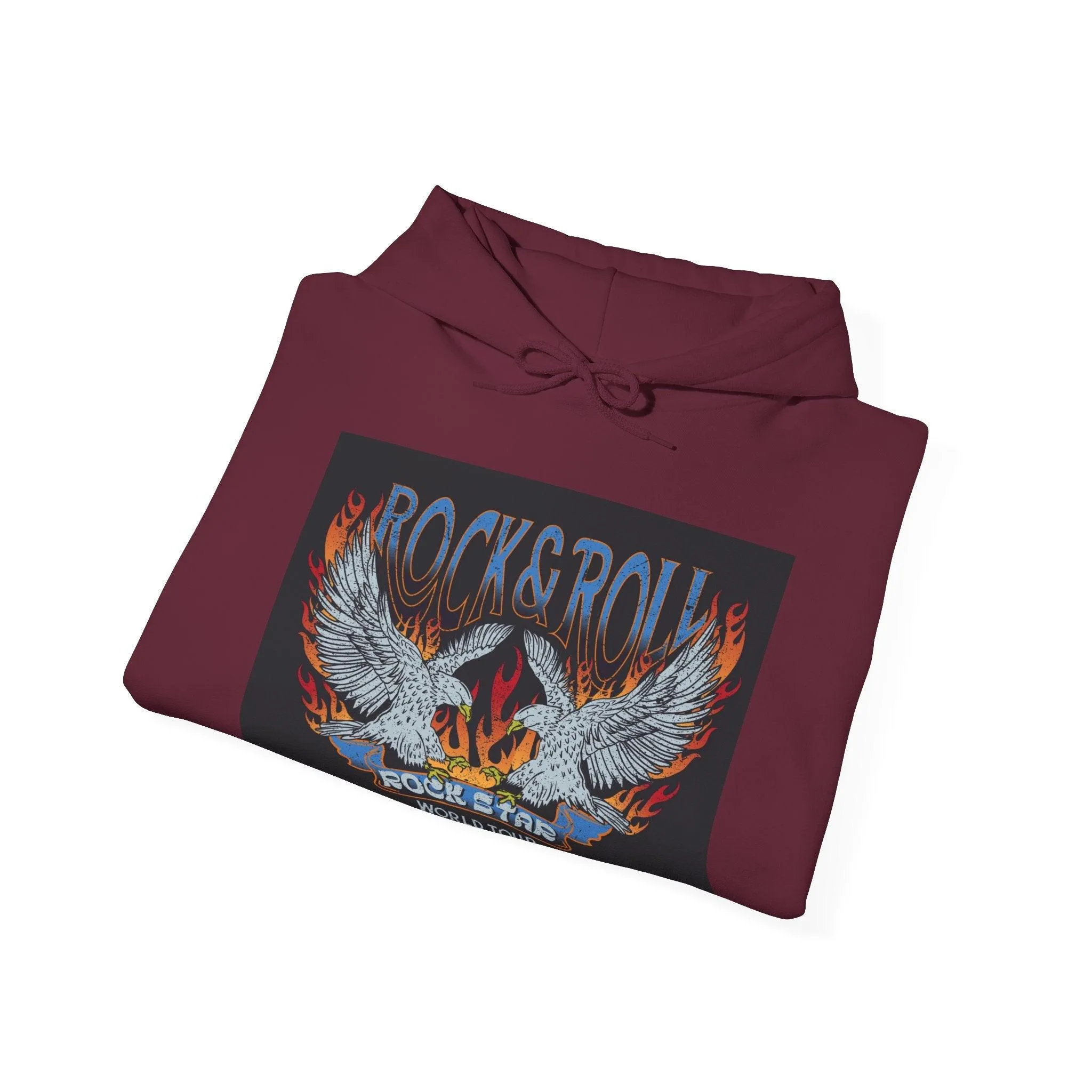 Rock & Roll Rock Star Unisex Heavy Blend™ Hooded Sweatshirt