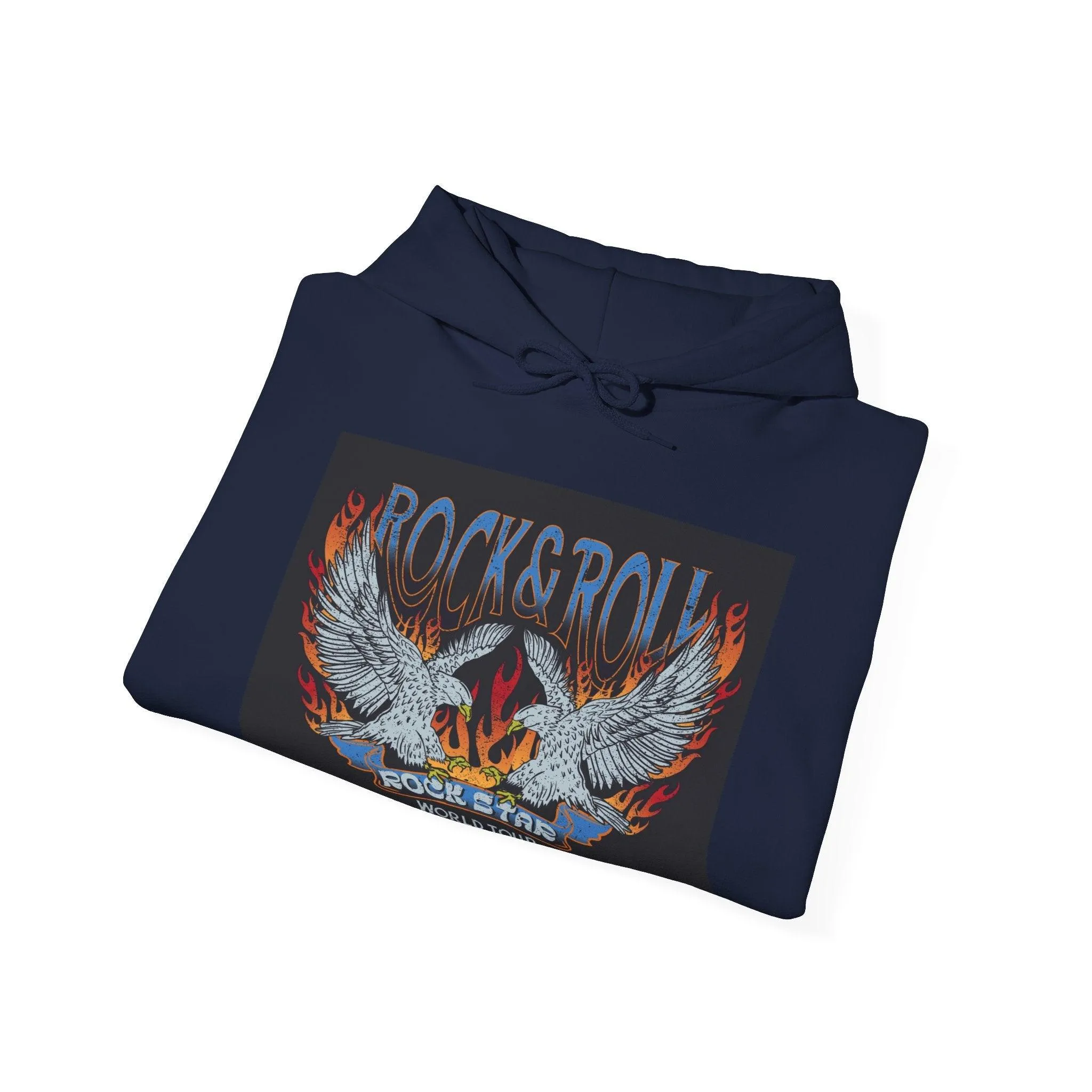 Rock & Roll Rock Star Unisex Heavy Blend™ Hooded Sweatshirt