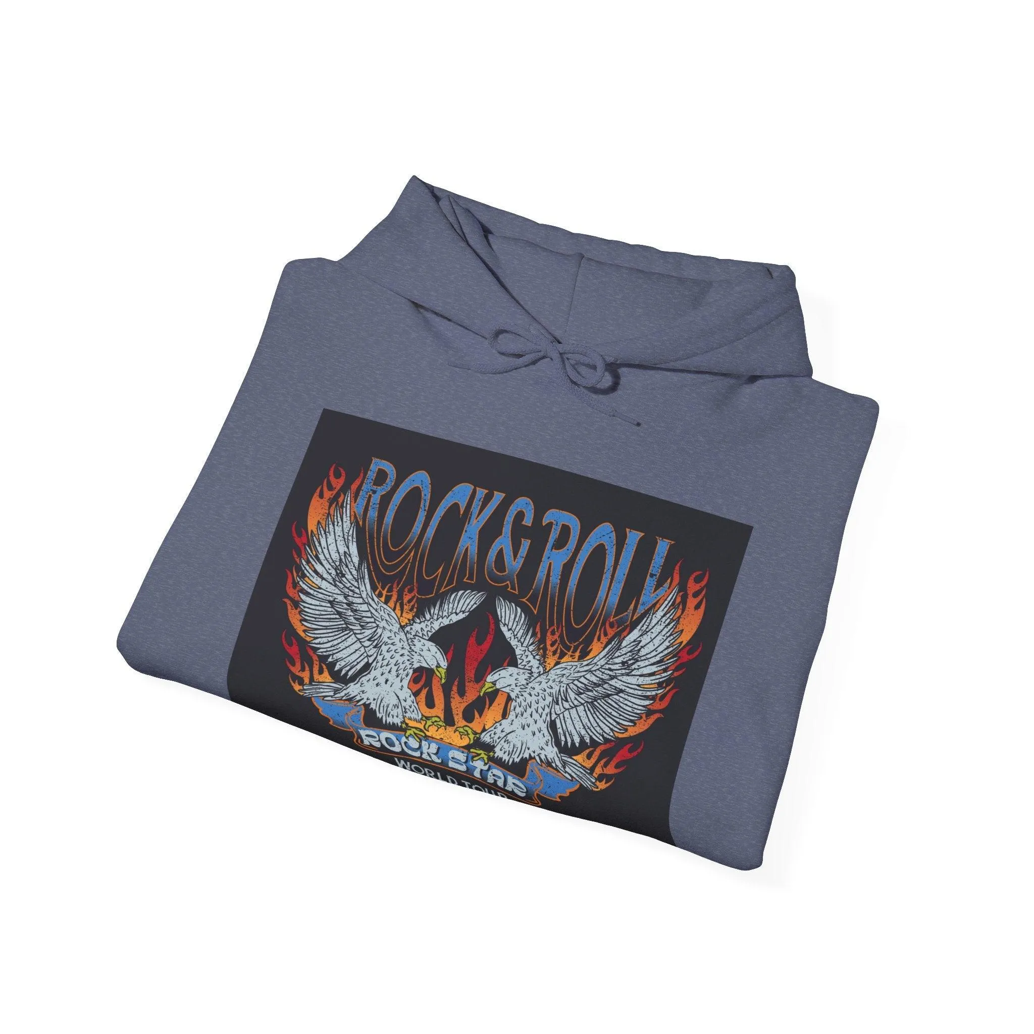Rock & Roll Rock Star Unisex Heavy Blend™ Hooded Sweatshirt