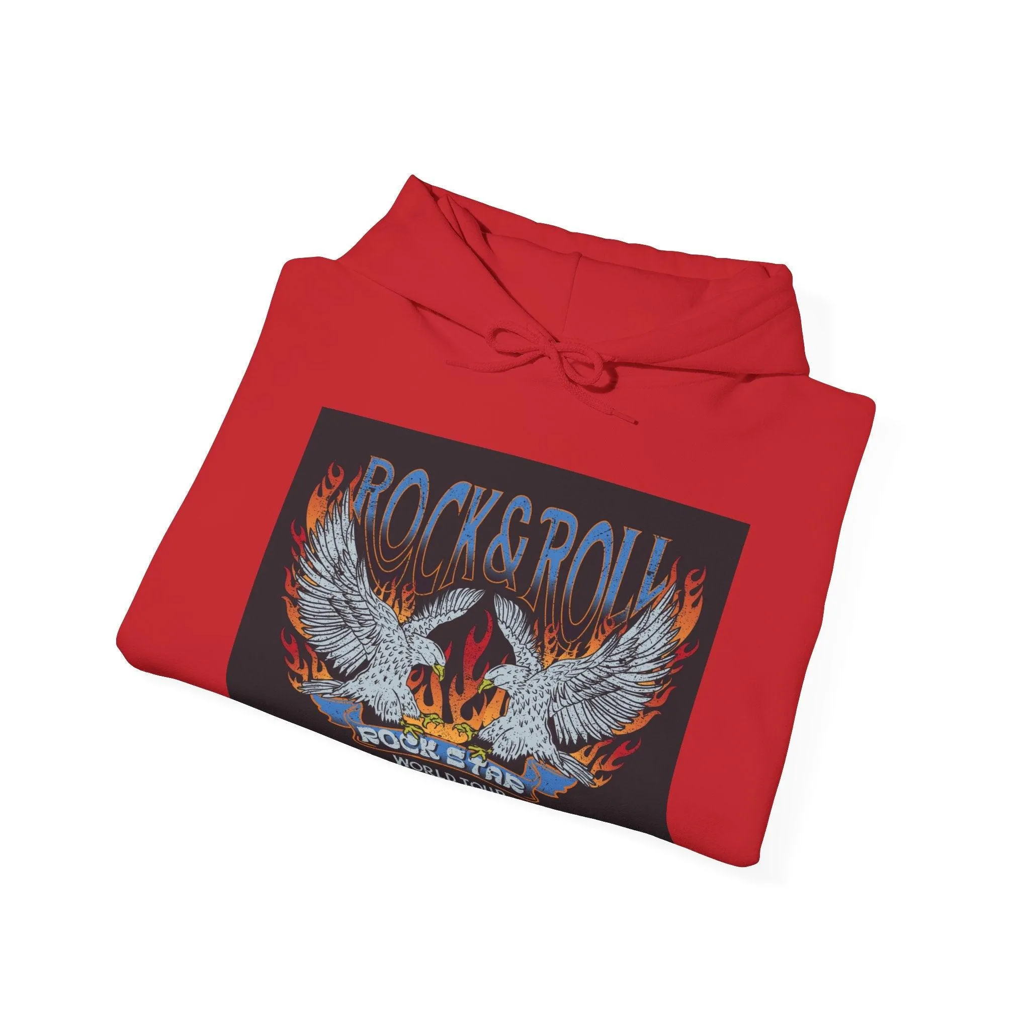 Rock & Roll Rock Star Unisex Heavy Blend™ Hooded Sweatshirt