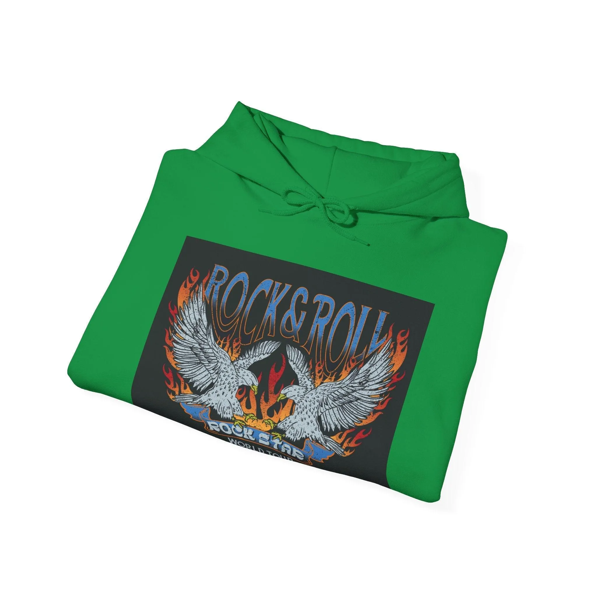 Rock & Roll Rock Star Unisex Heavy Blend™ Hooded Sweatshirt
