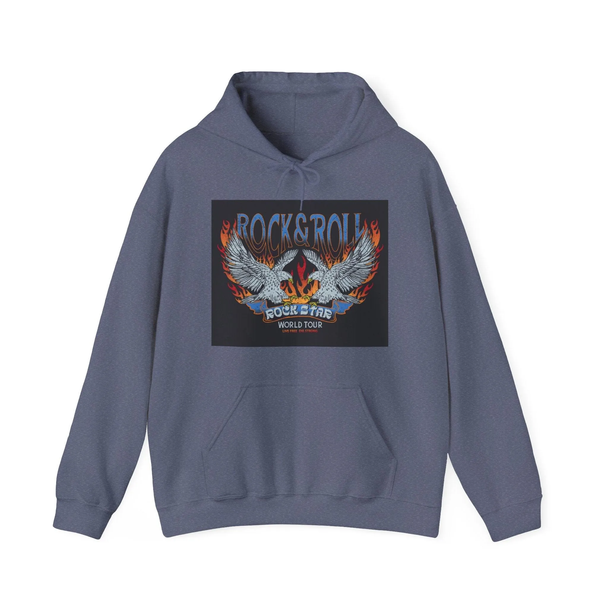 Rock & Roll Rock Star Unisex Heavy Blend™ Hooded Sweatshirt