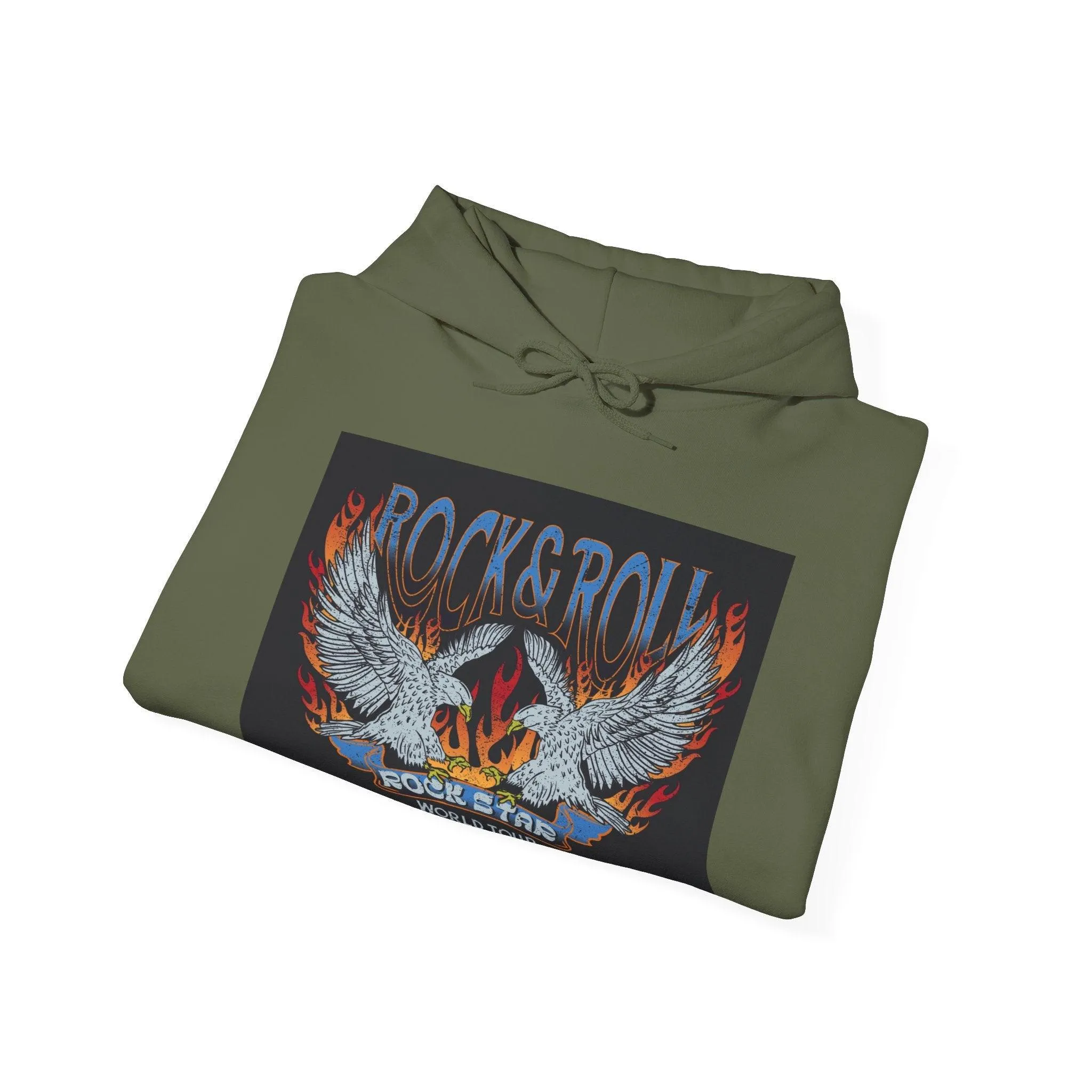Rock & Roll Rock Star Unisex Heavy Blend™ Hooded Sweatshirt