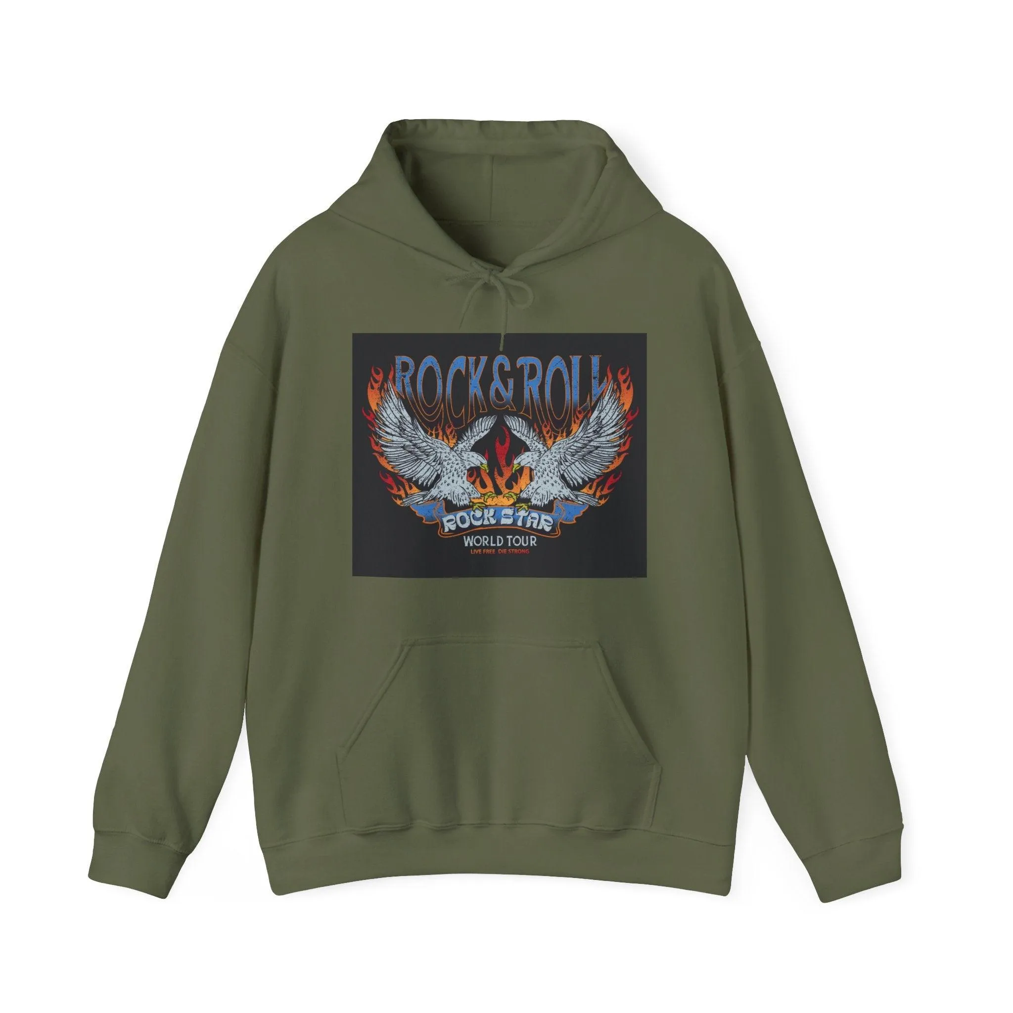 Rock & Roll Rock Star Unisex Heavy Blend™ Hooded Sweatshirt