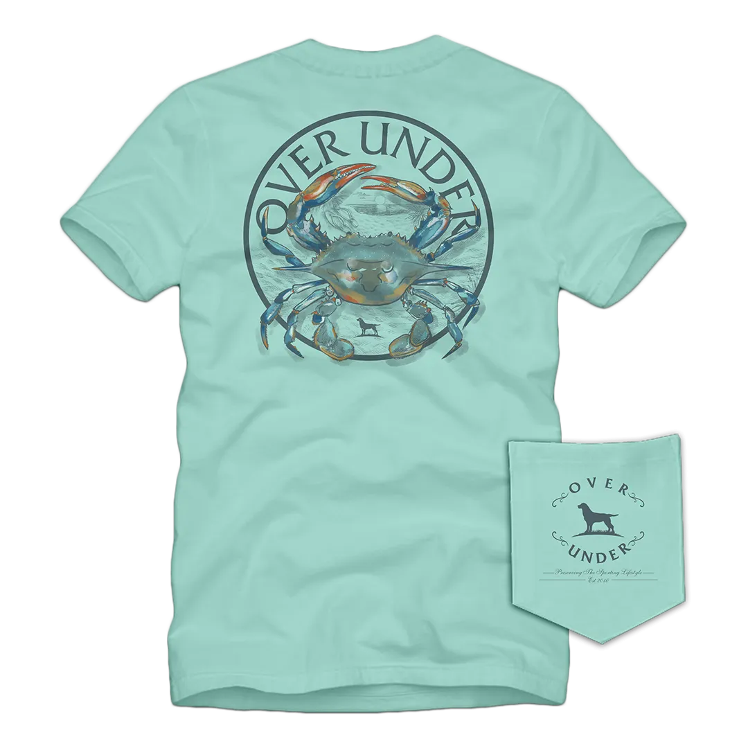 S/S Blue Crab T-Shirt Mint Julep
