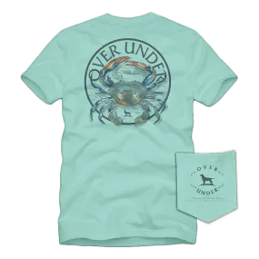 S/S Blue Crab T-Shirt Mint Julep