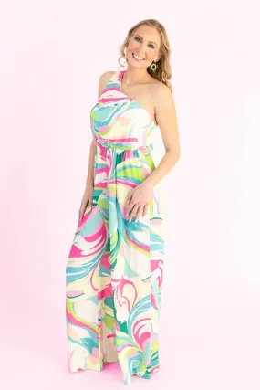 Style is Self-Expression One Shoulder Jumpsuit