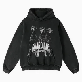 Team Doberman Oversized Washed Hoodie