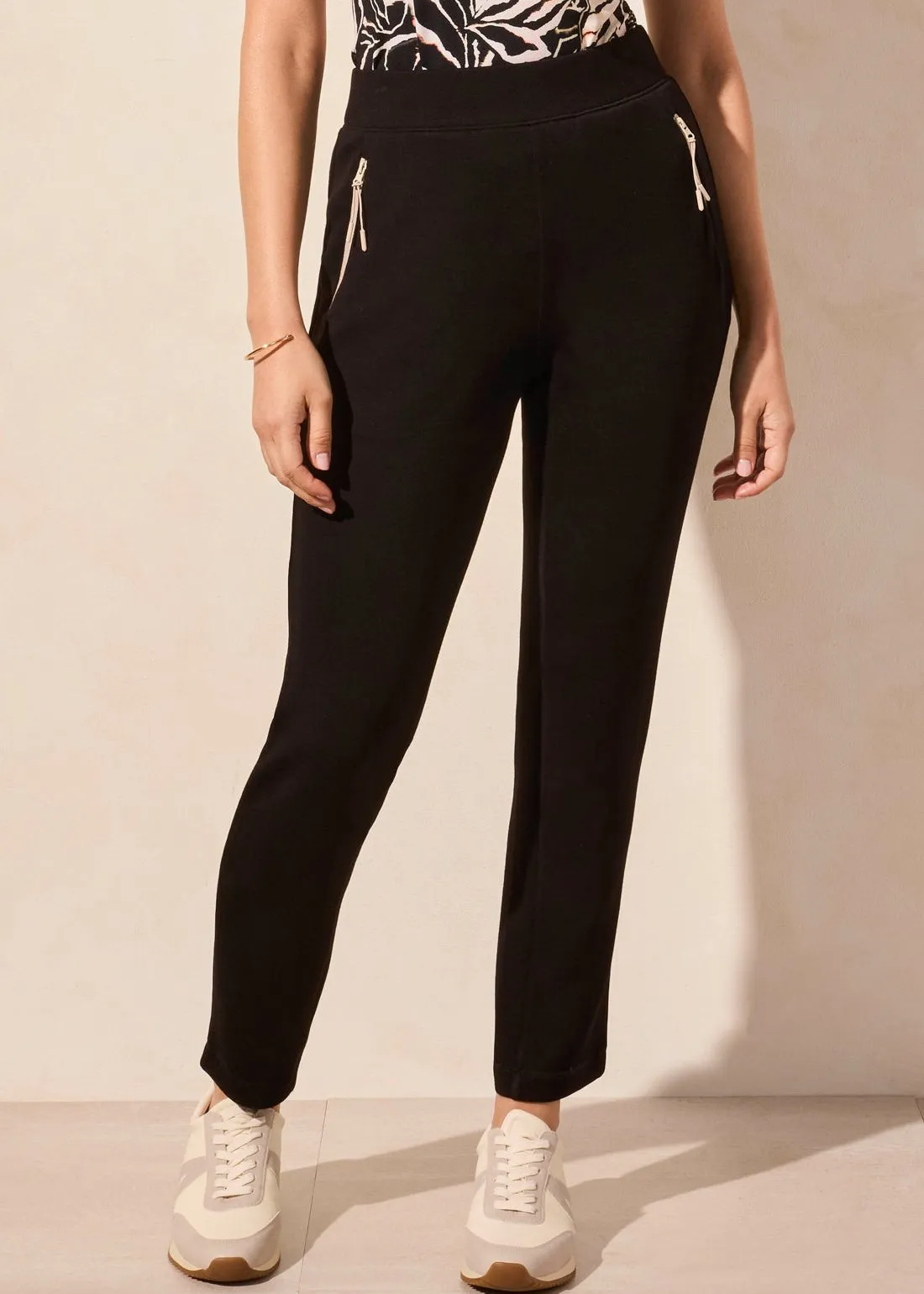 Tribal Pull On Techno Ankle Pant with Pockets