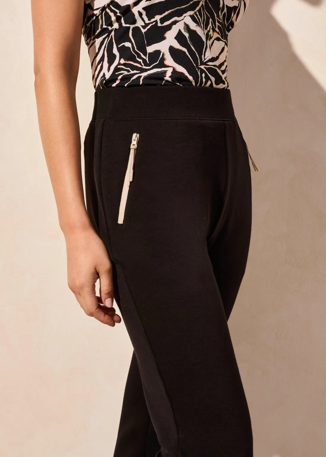 Tribal Pull On Techno Ankle Pant with Pockets